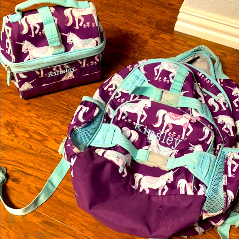 Pottery Barn Backpack and Lunch Box